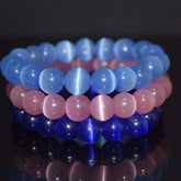 FBT - Pink Mexican Opal Gemstone Bracelets - FashionByTeresa